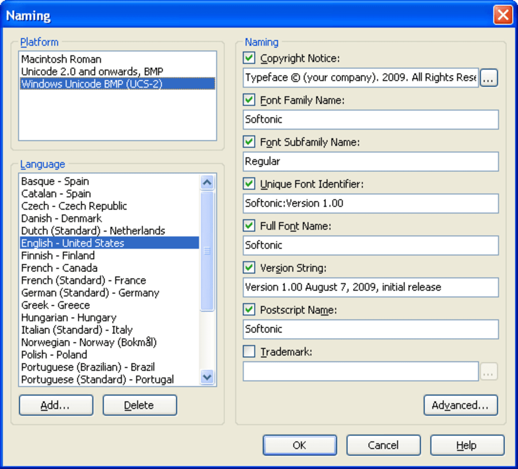 FontCreator Professional 15.0.0.2945 free instal
