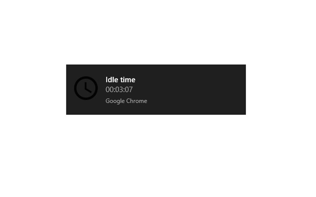 Idle Time для Google Chrome - Расширение Скачать