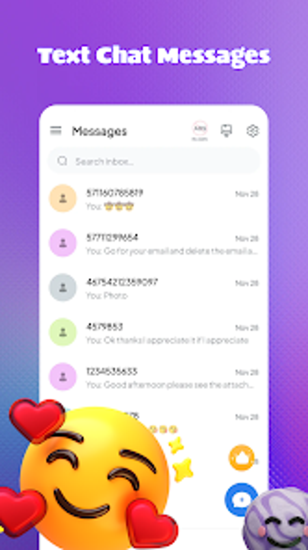 Text Chat Messages for Android - Download