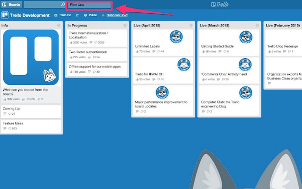 Trello List Filter Google Chrome için Eklenti İndir