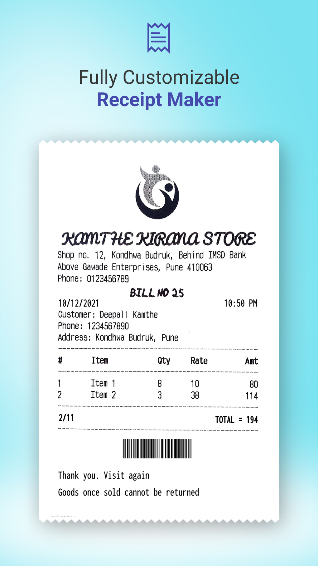 Bluetooth Thermal Printer para iPhone Download