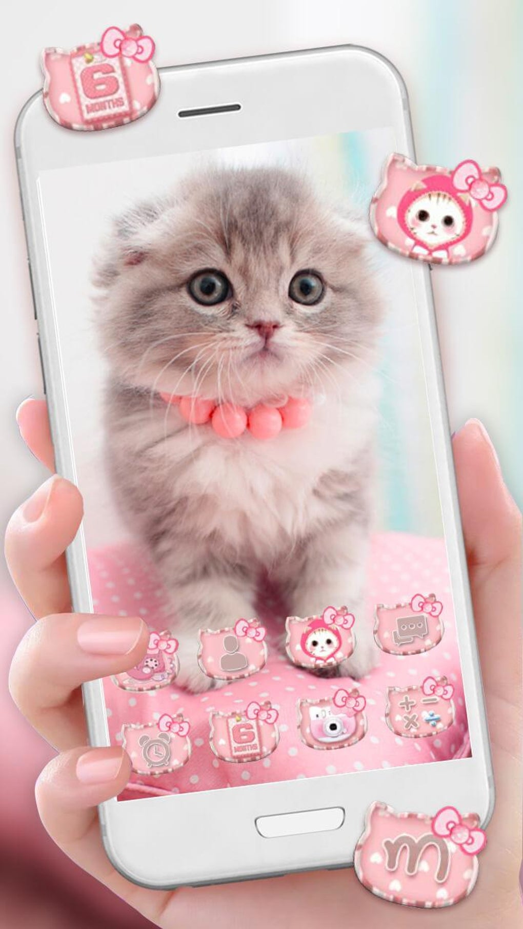 Cute Cats App Icons Pack Phone Theme Cute Wallpapers Ios 