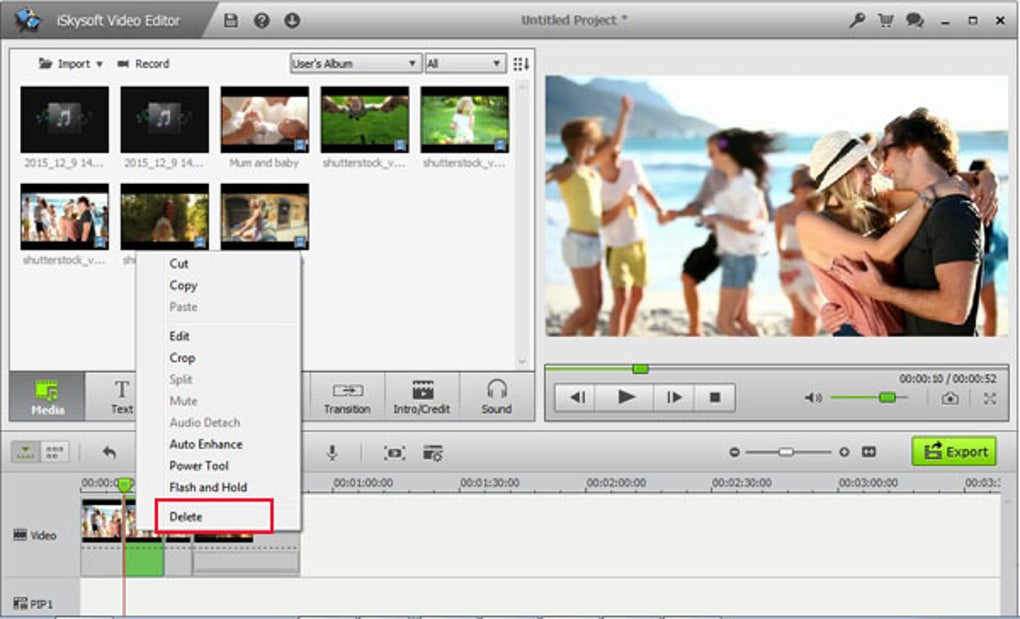 iskysoft video editor windows auto save