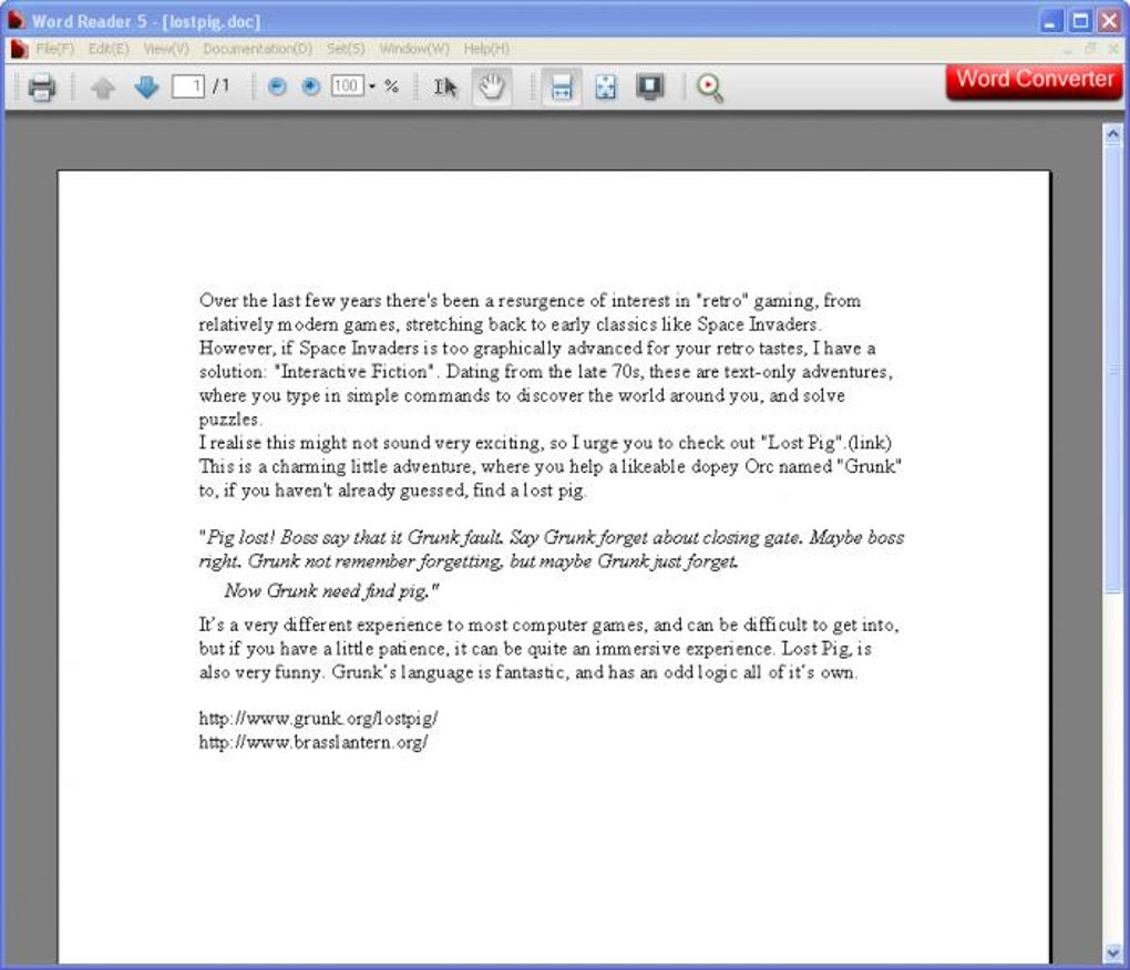 word reader for mac