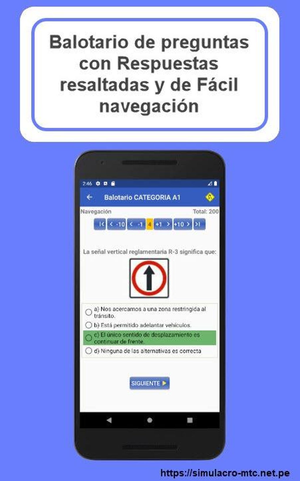 Simulacro MTC Examen De Reglas For Android - Download