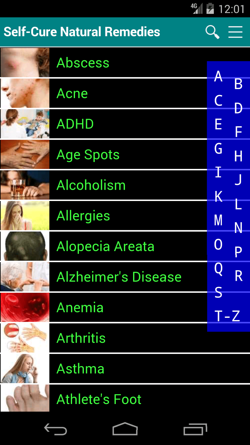 Self Cure home remedies for disease and illness APK para Android - Download