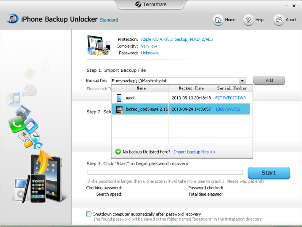 iPhone Backup Unlocker Standard - Download