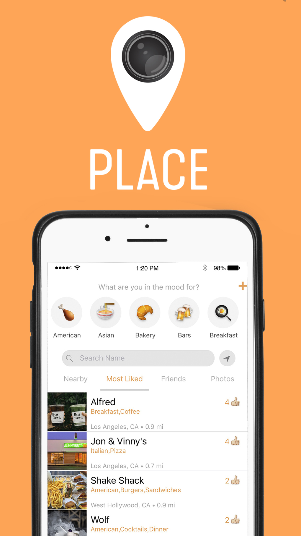 Place - Social Dining для iPhone — Скачать