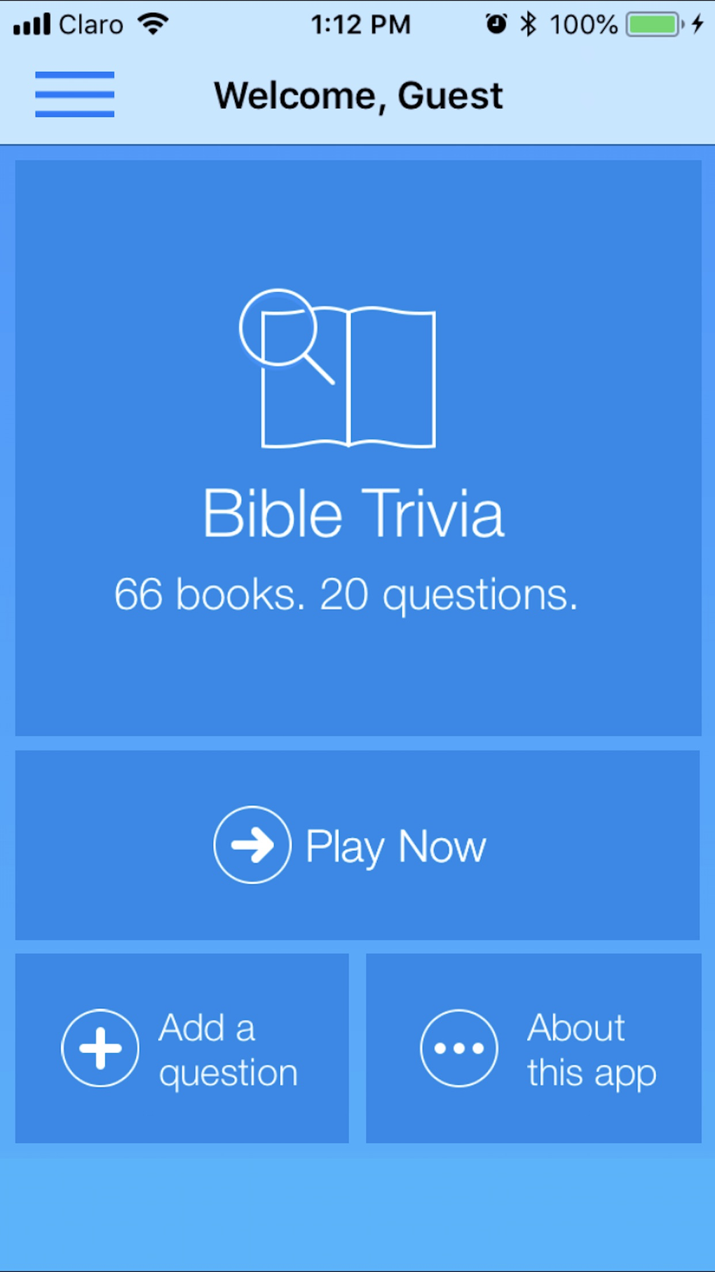 Bible Trivia Game Quiz para iPhone - Download