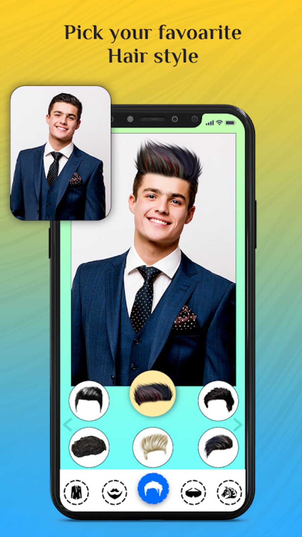 Man Photo Editor : Hair style, mustache, suits APK Android 版- 下载
