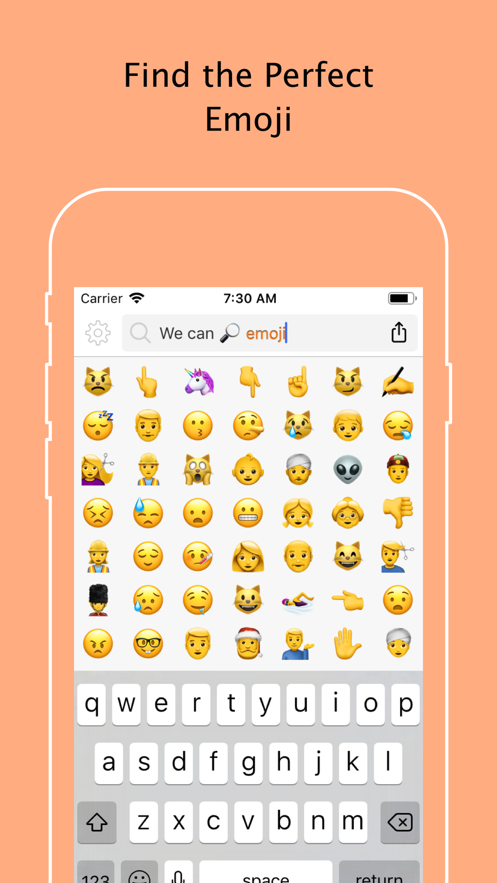 Glyph - Emoji Search for iPhone - 無料・ダウンロード