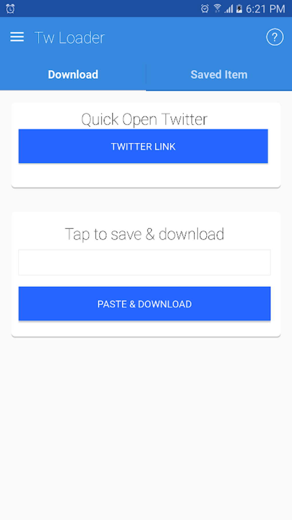 Video downloader for Twitter for Android - Free App Download