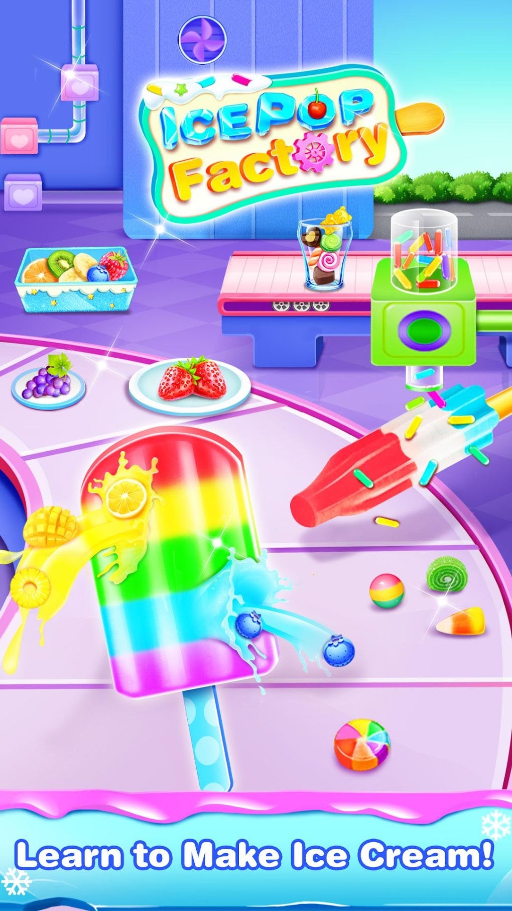 Ice Popsicle Mania - Rainbow Icepop Maker for Android - Download