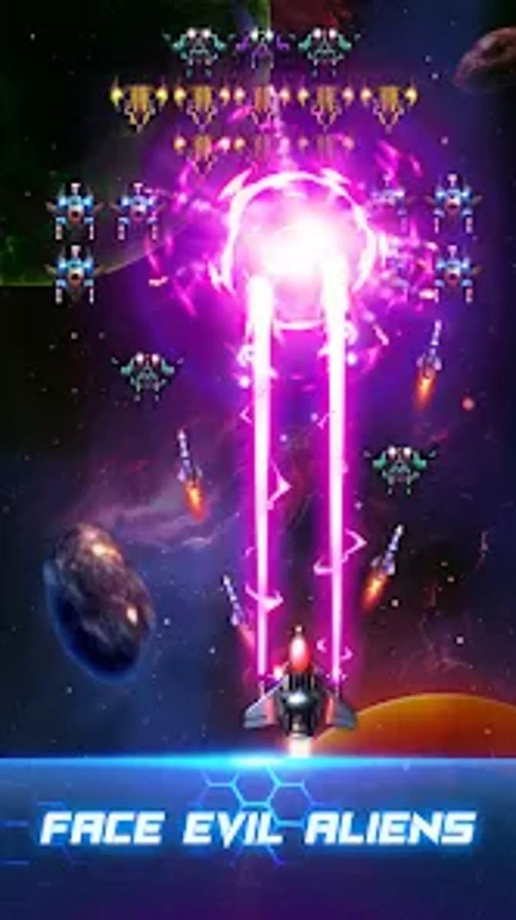 Space War: Spaceship Shooter สำหรับ Android - ดาวน์โหลด