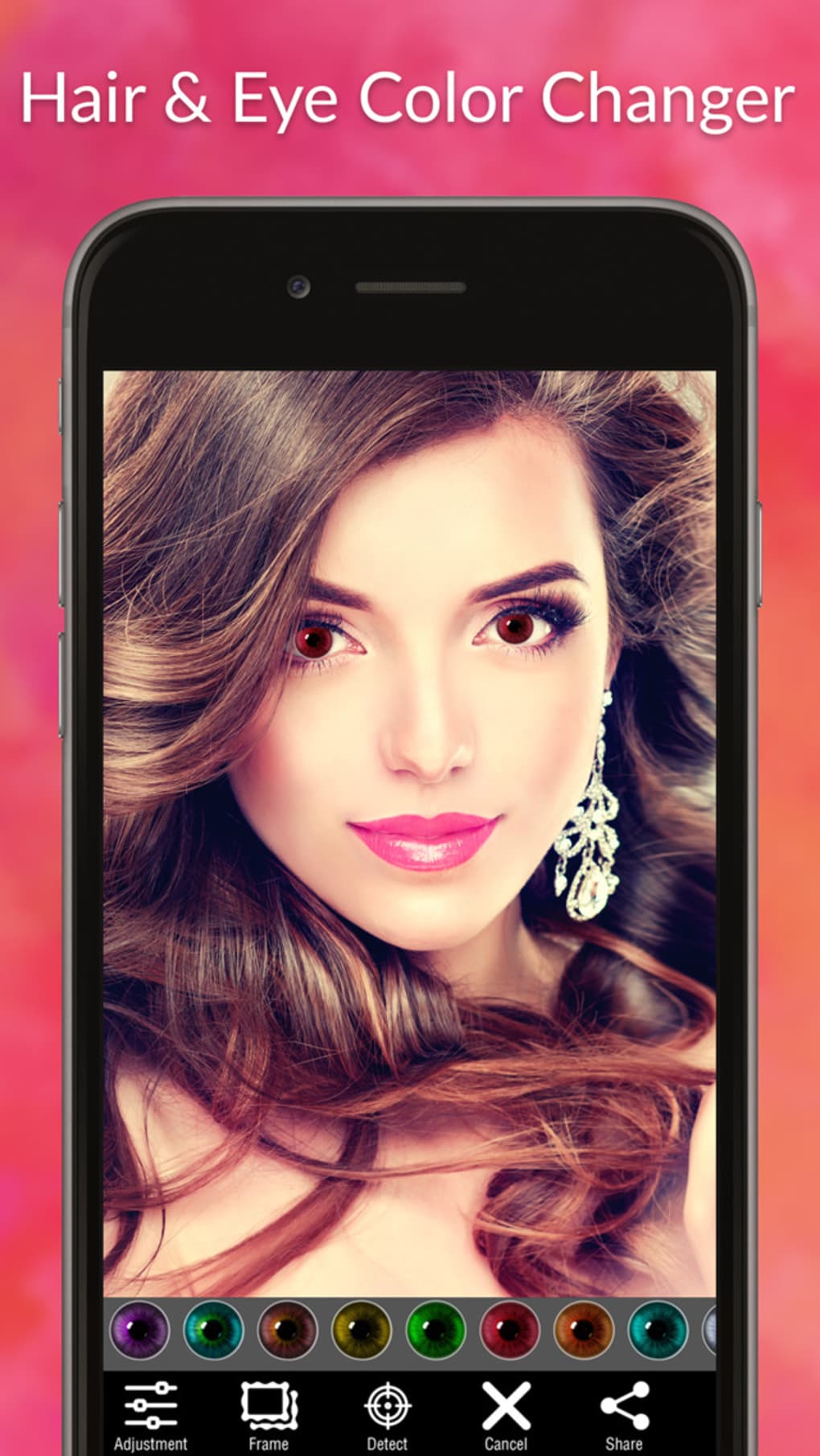 Hair Color Changer & Eye Color Changer - Beautify Hairstyle with perfect  makeup editor for iPhone - Download