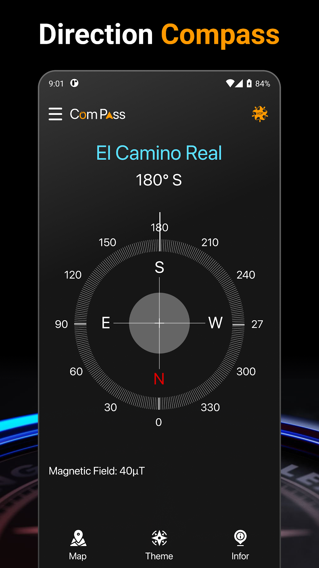 Digital Compass For Android для Android — Скачать