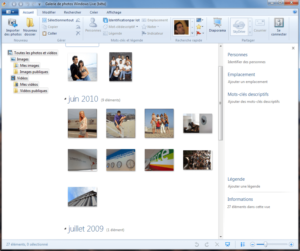  Windows  Live  Galerie  de Photos  Windows  Download
