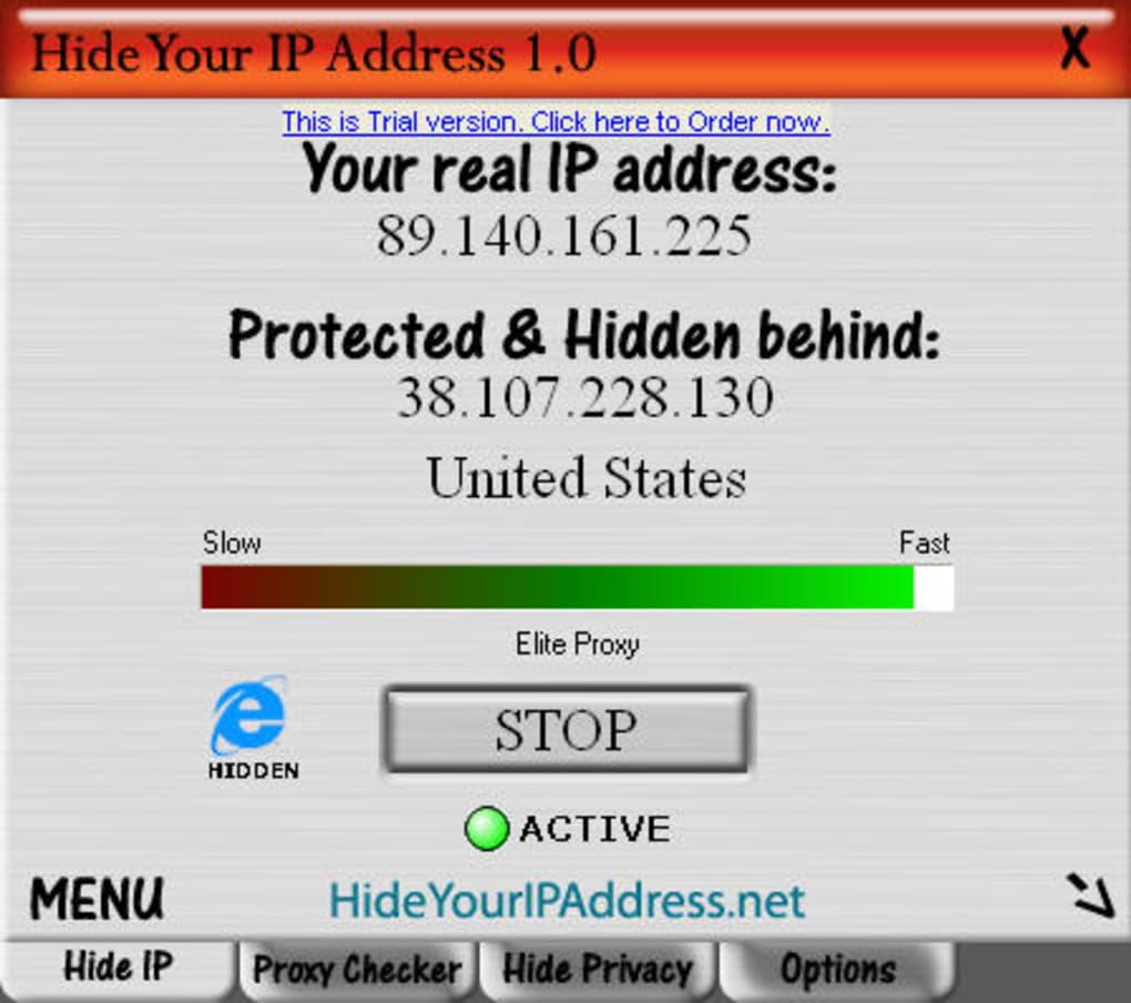 hide my ip address freeware
