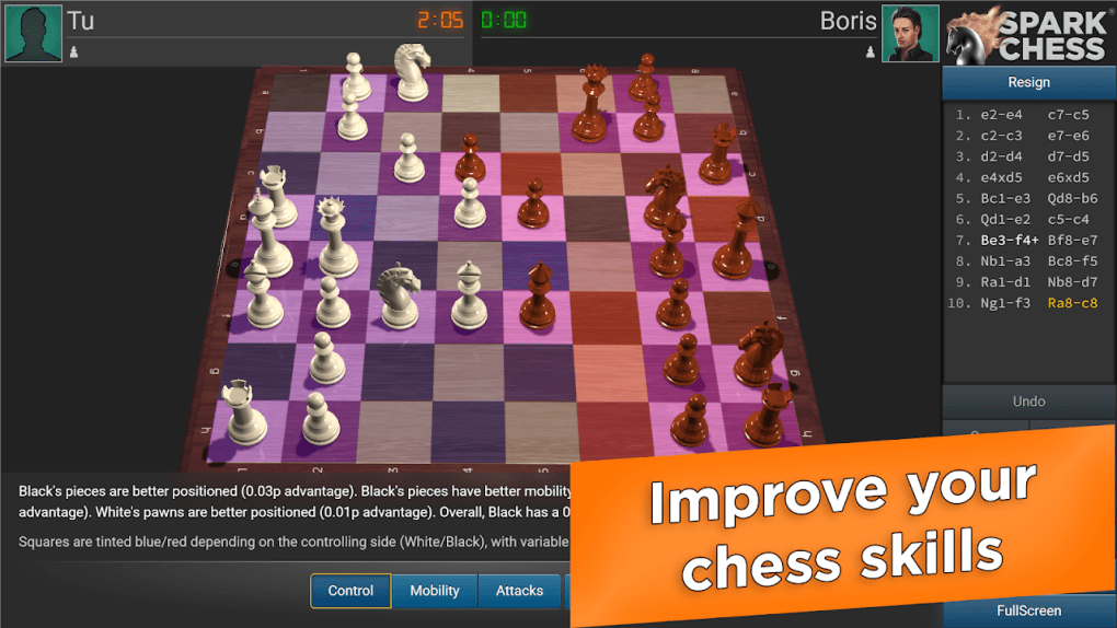 Chrome.sparkchess.com: SparkChess: Play chess online vs the