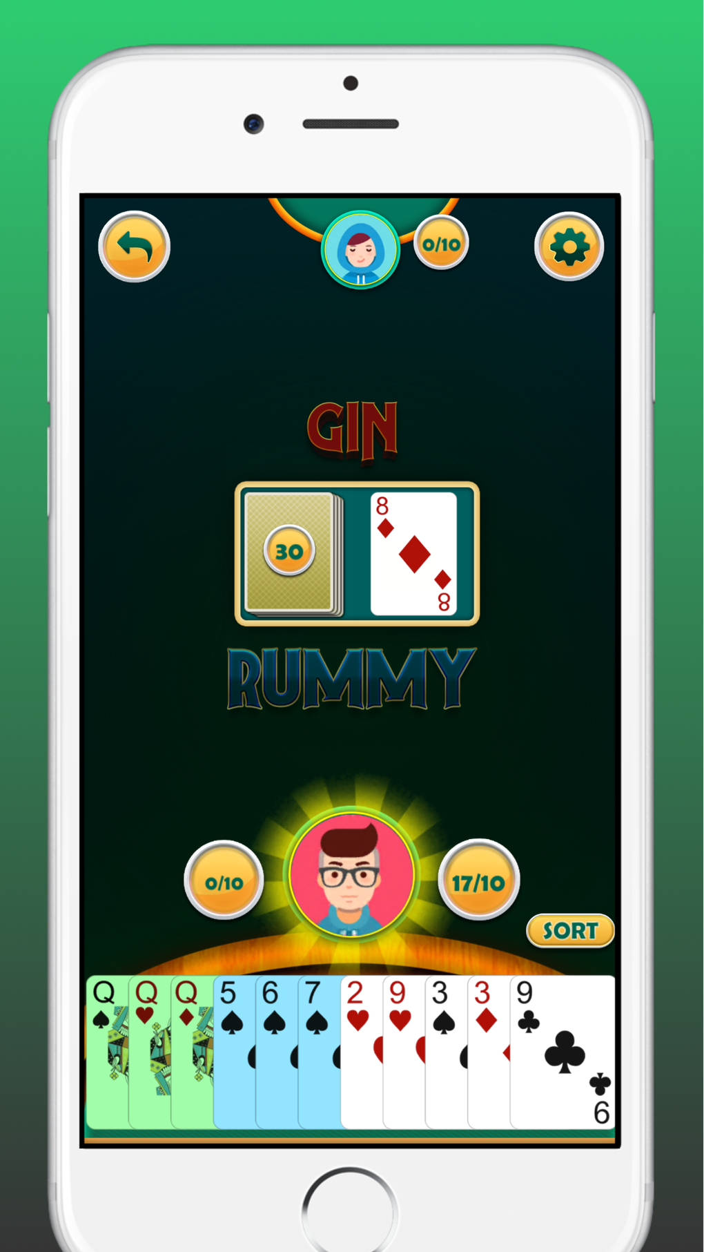 Gin Rummy Offline Card Game для iPhone — Скачать