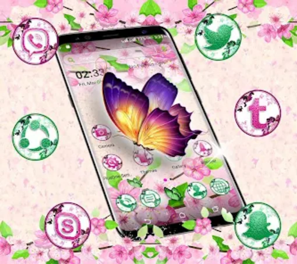 Butterfly Flower Launcher for Android - Download