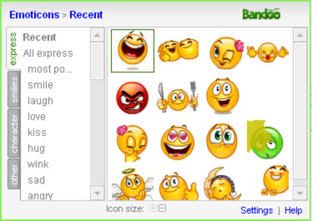 bandoo emoticons for mac