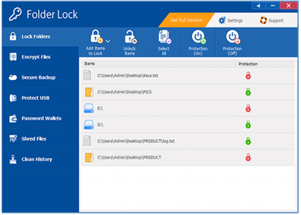 folder lock windows 10 free download