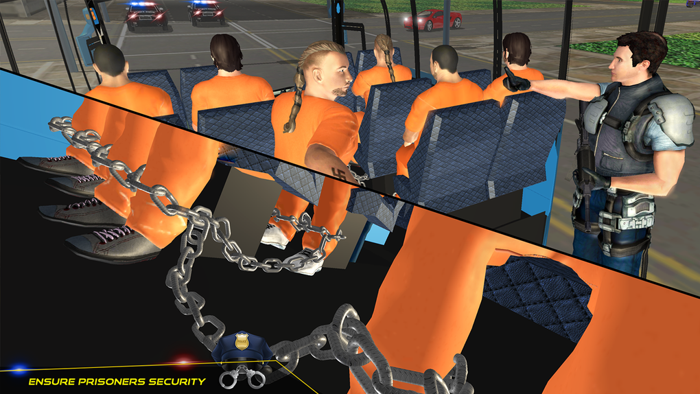 US Police Bus Prisoner Transport City Shooter Game APK For Android ...