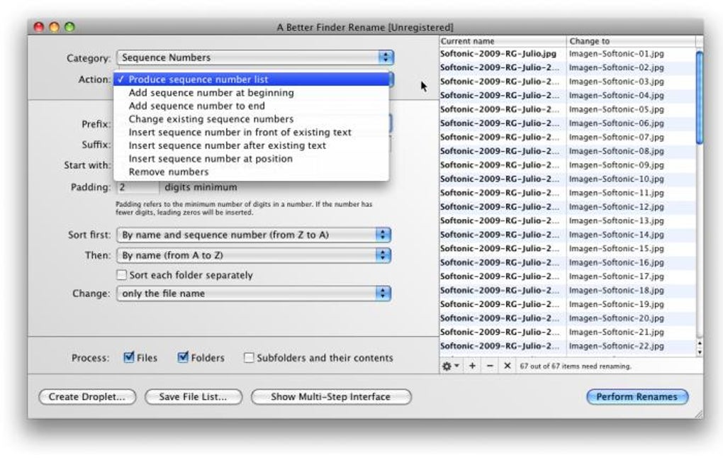 A better finder rename 10 for mac pro