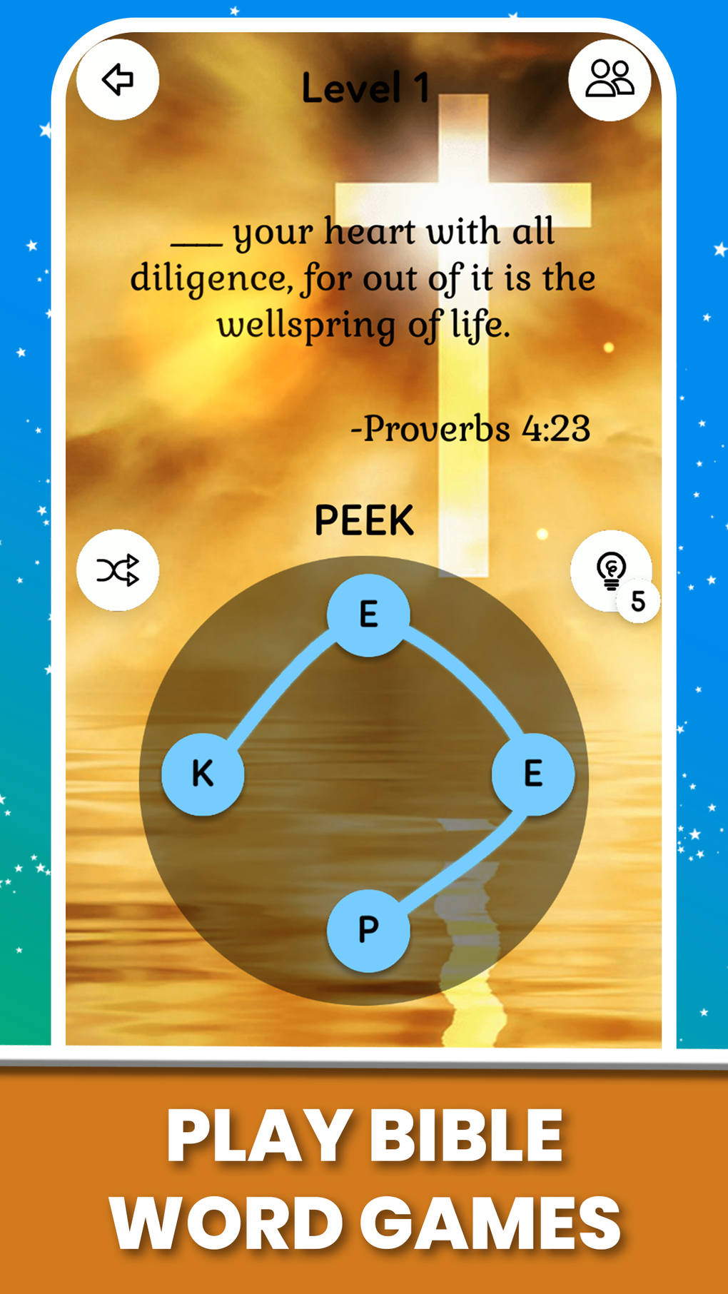 Bible Word Games - Word Puzzle for iPhone - Download