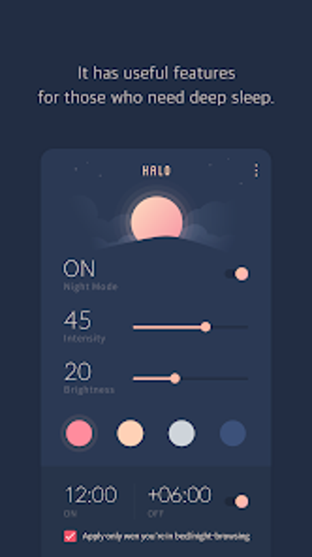 HALO Bluelight Filter For Android Download