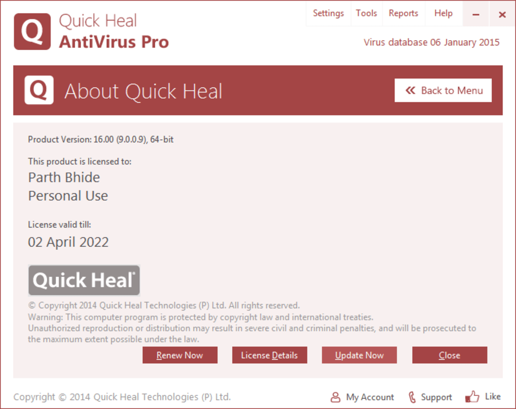 quick heal antivirus pro offline