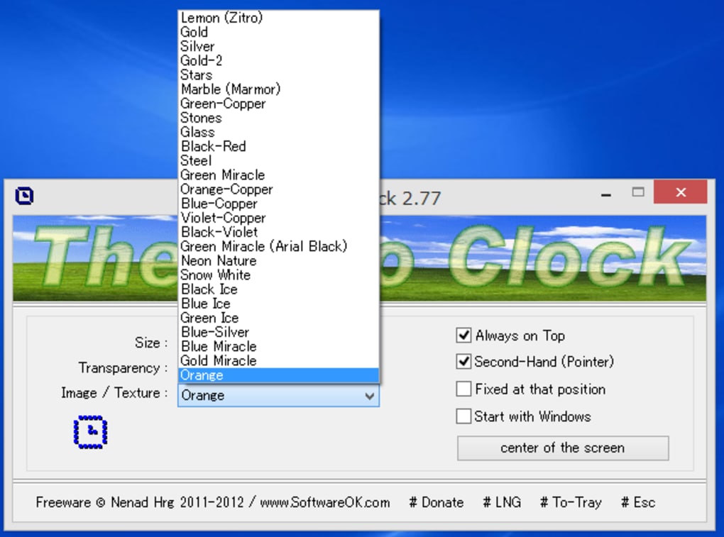 TheAeroClock 8.31 download the last version for windows