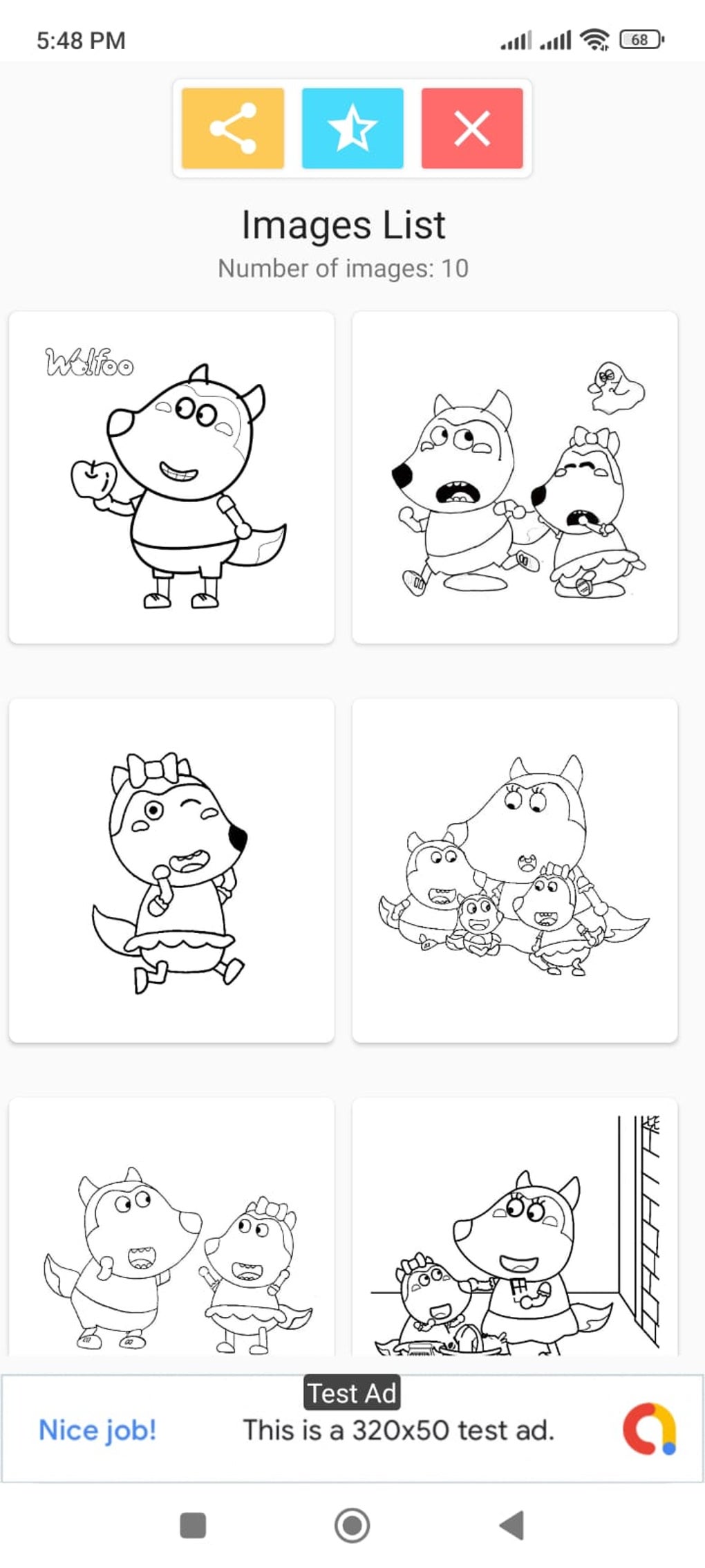 Download do APK de Livro para colorir do Wolfoo para Android