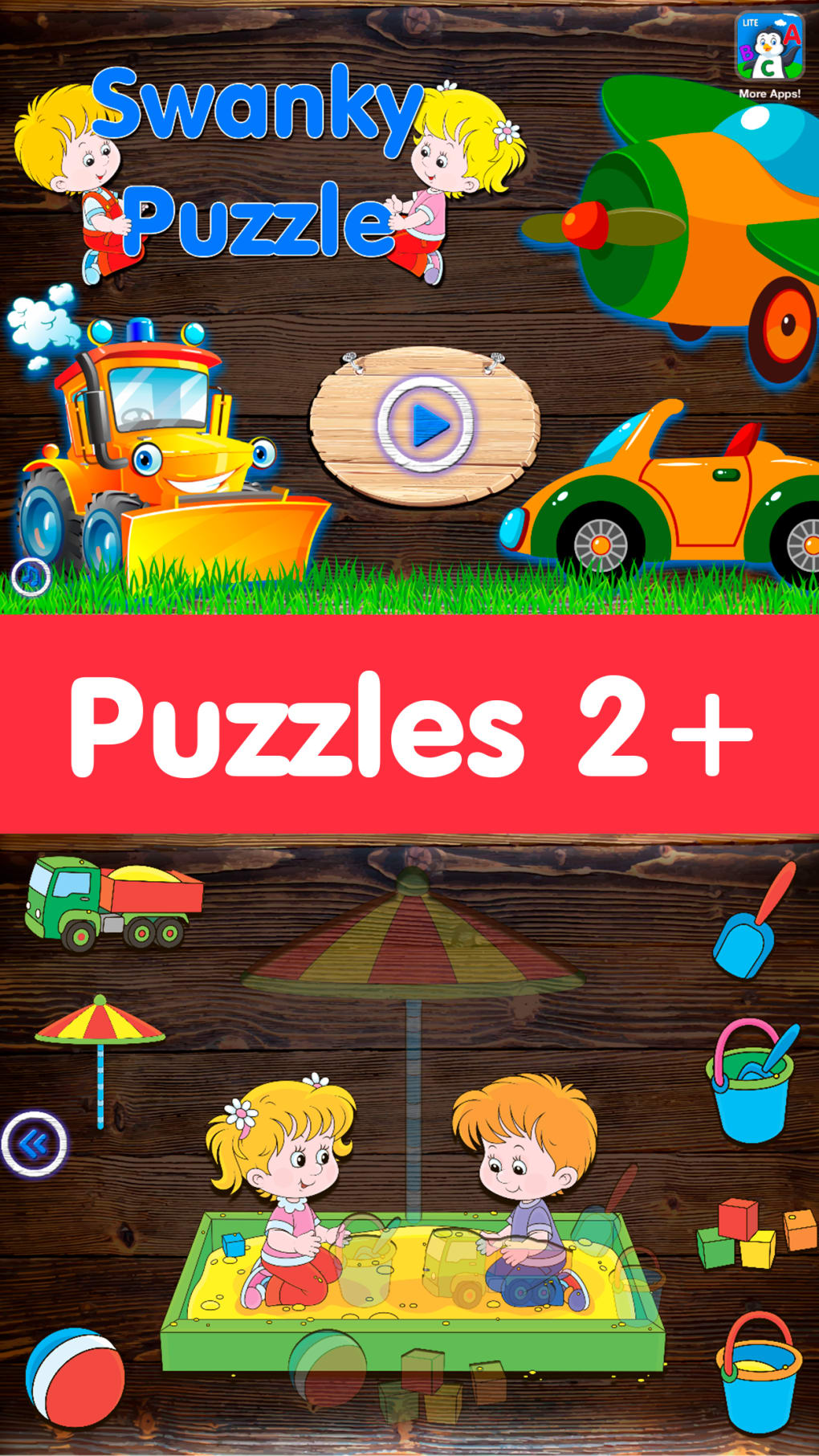 Learning Puzzle Games Kids Toddlers free puzzles for iPhone - Download