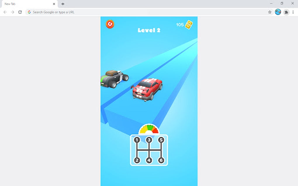 Gear Race Driving Game لنظام Google Chrome - الامتداد تنزيل