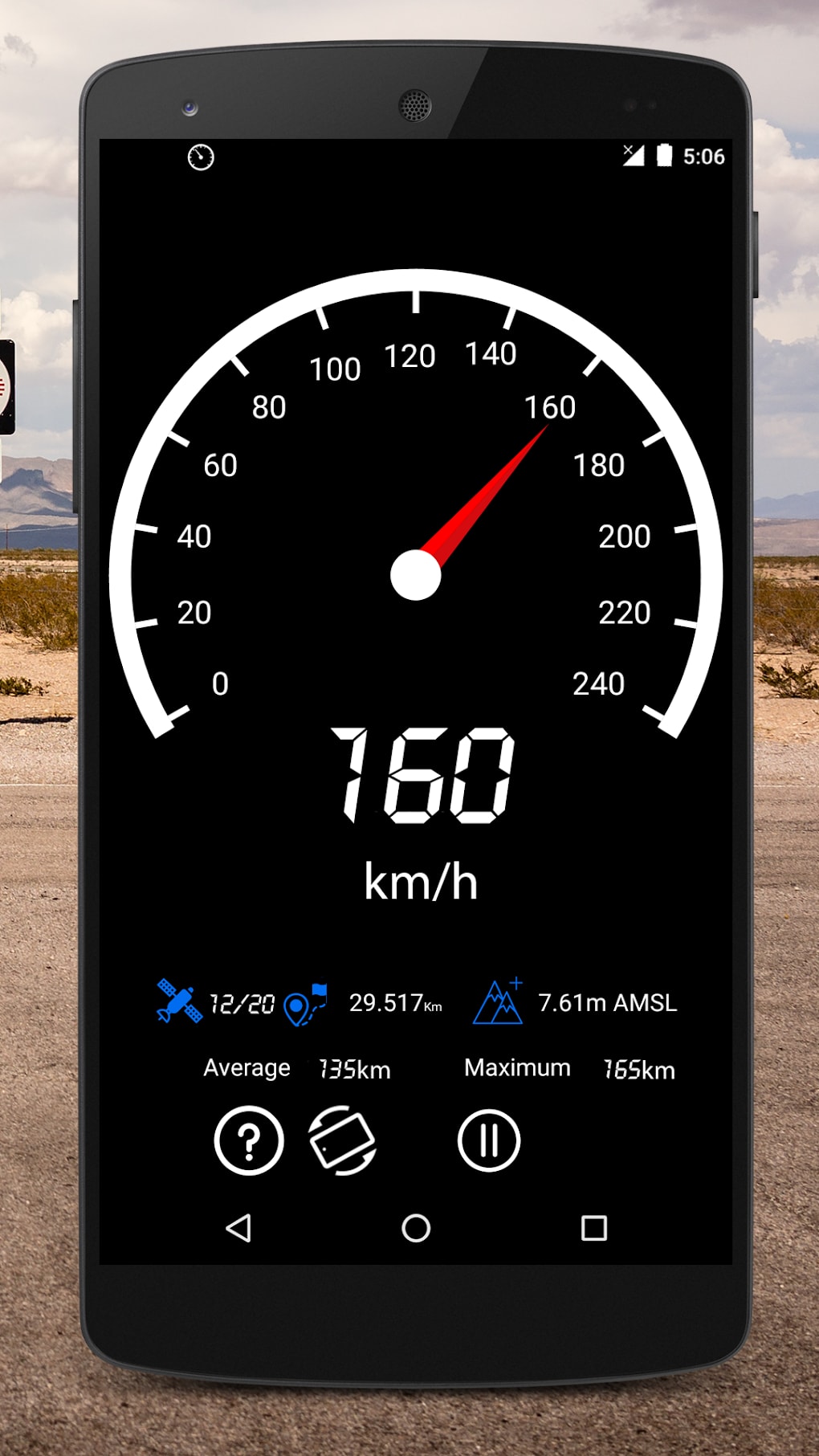 GPS Speedometer: HUD Display für Android - Download