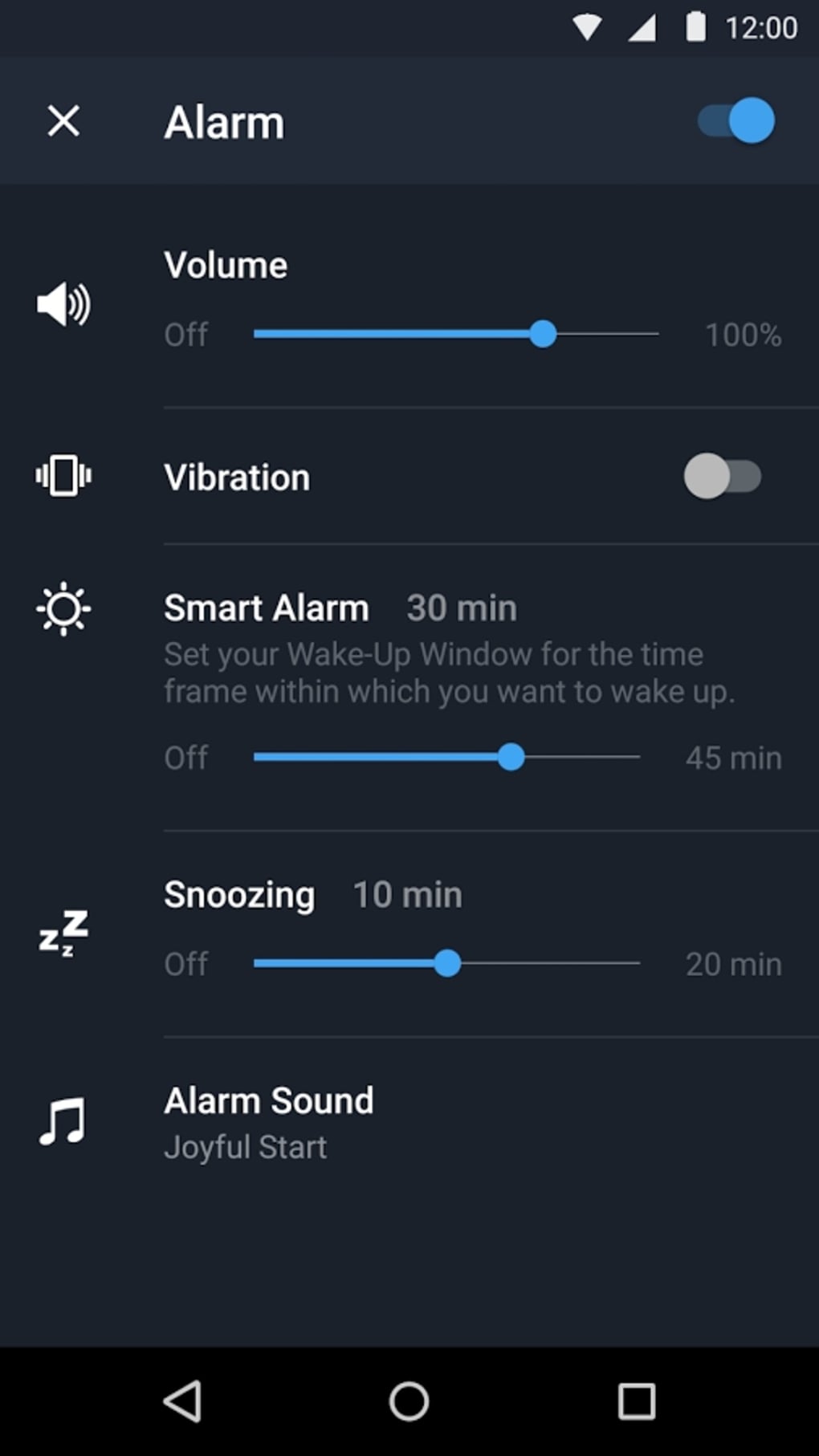 Сигнал будильника из андроид. Громкость будильника. Звук будильника. Runtastic Sleep better приложение.