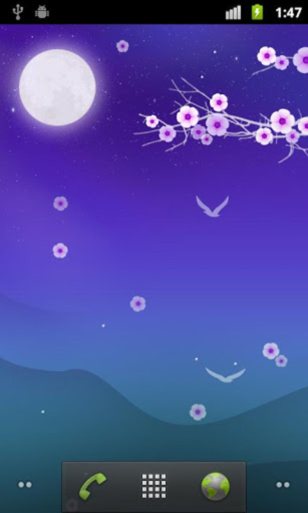 花の夜ライブ壁紙 Blooming Night For Android 無料 ダウンロード