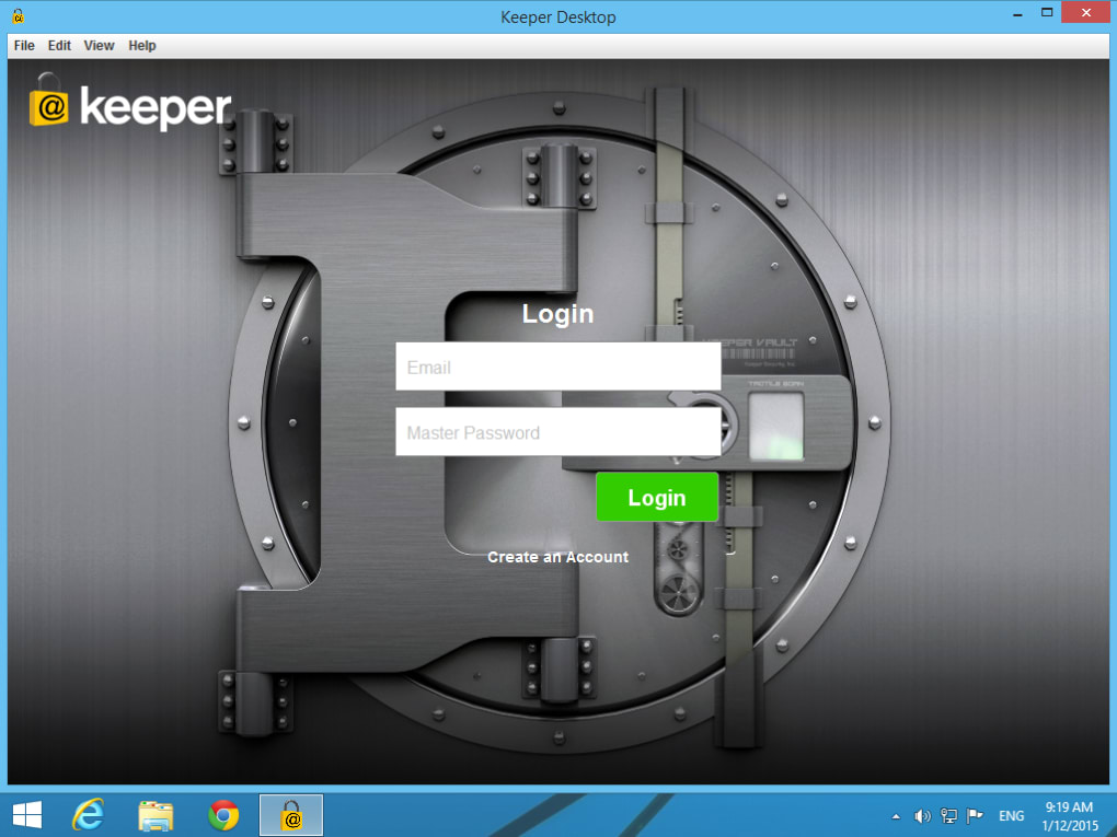 download keeper password manager