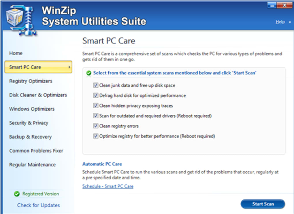 WinZip System Utilities Suite 3.19.0.80 for windows download free