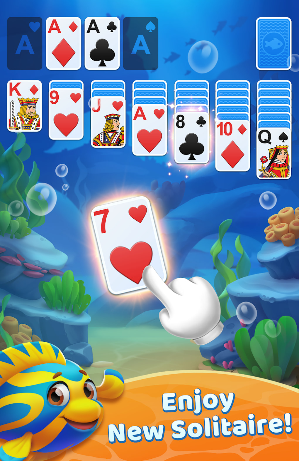 Tiny fish solitaire - Klondike for Android - Download