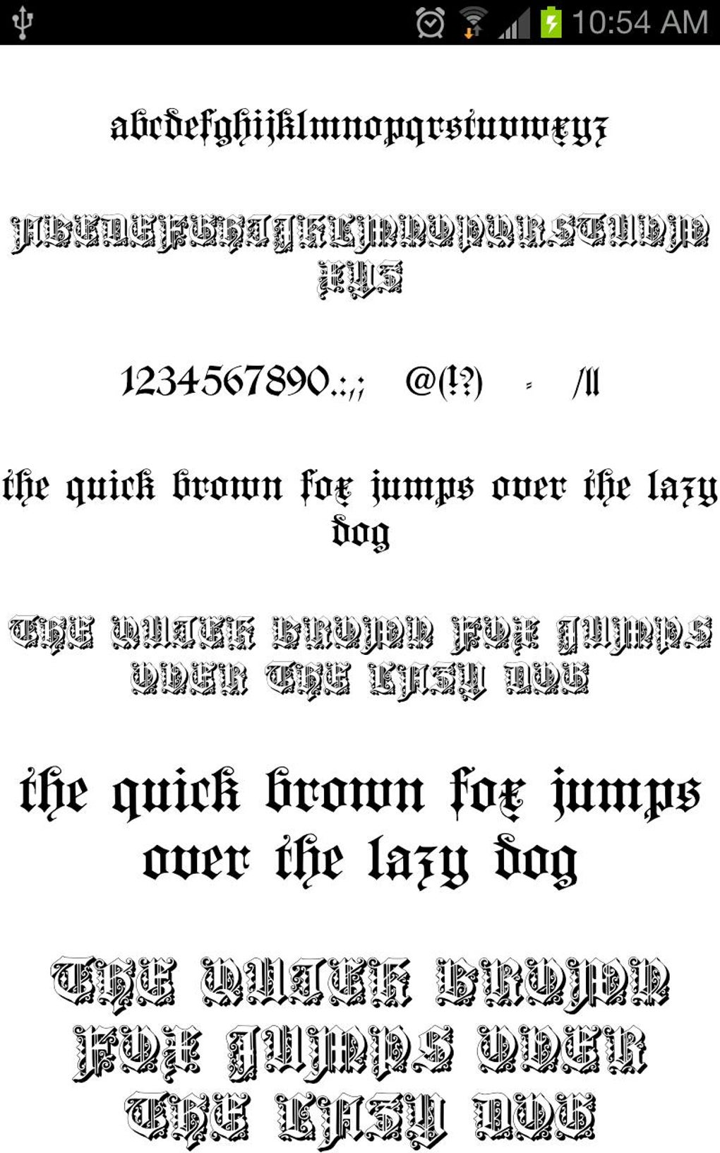 Gothic Fonts For FlipFont APK For Android Download