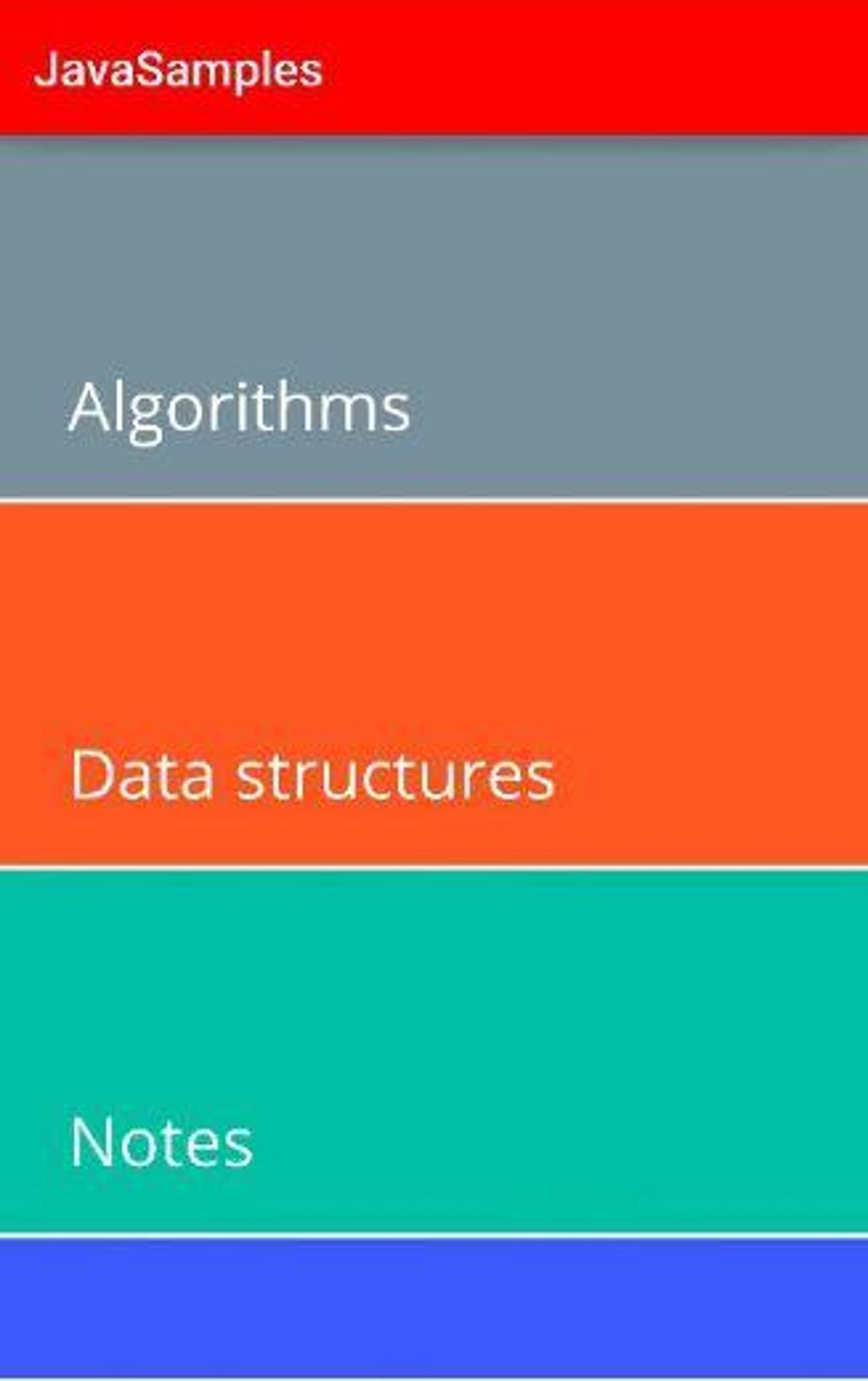 Android Java Samples APK 
