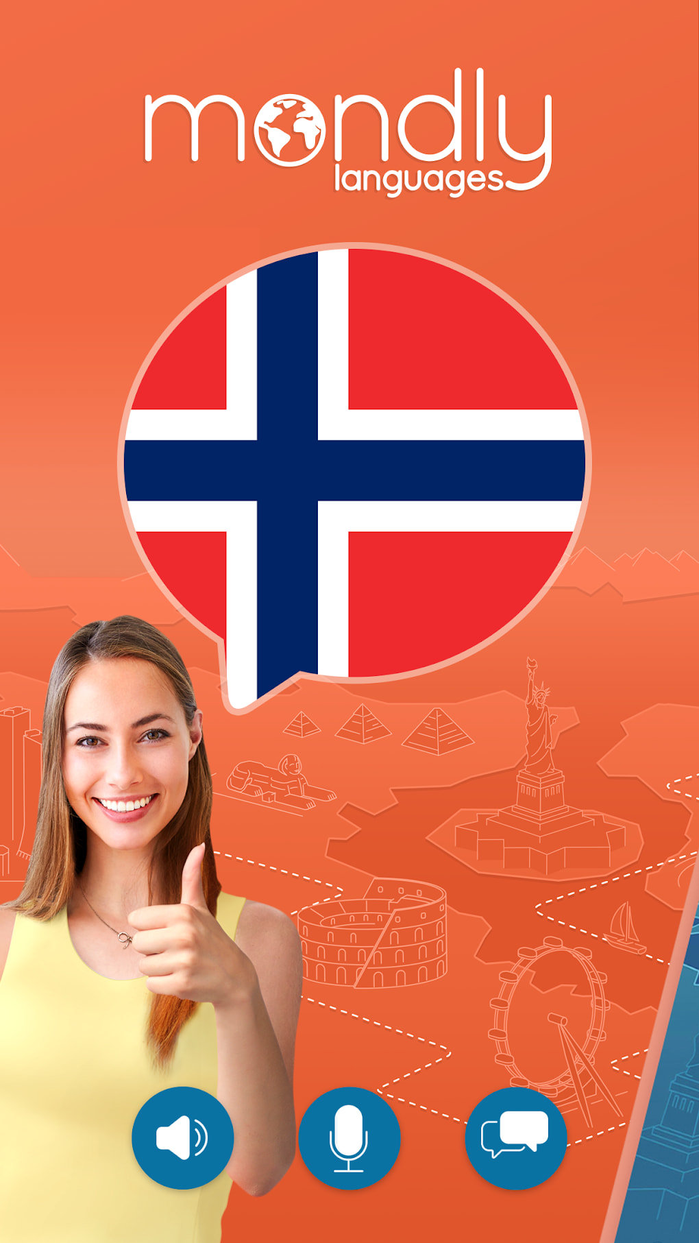Speak Learn Norwegian لنظام Android - تنزيل