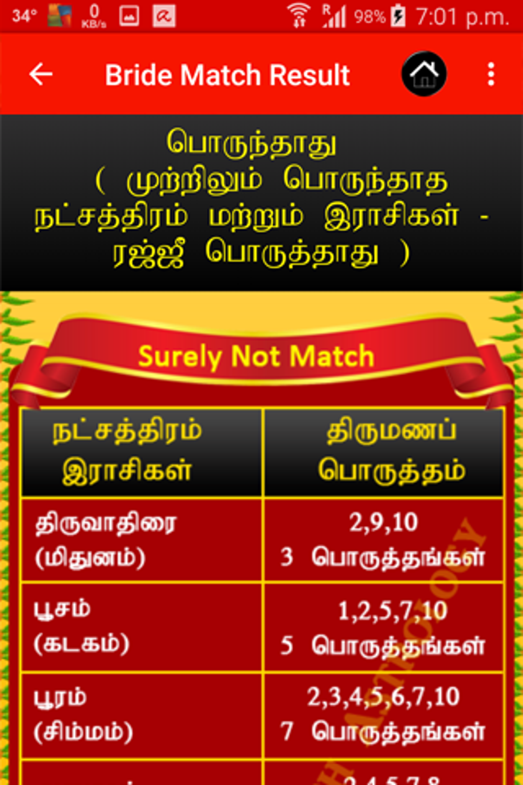 Marriage Match Astrology Tamil Apk Para Android Descargar