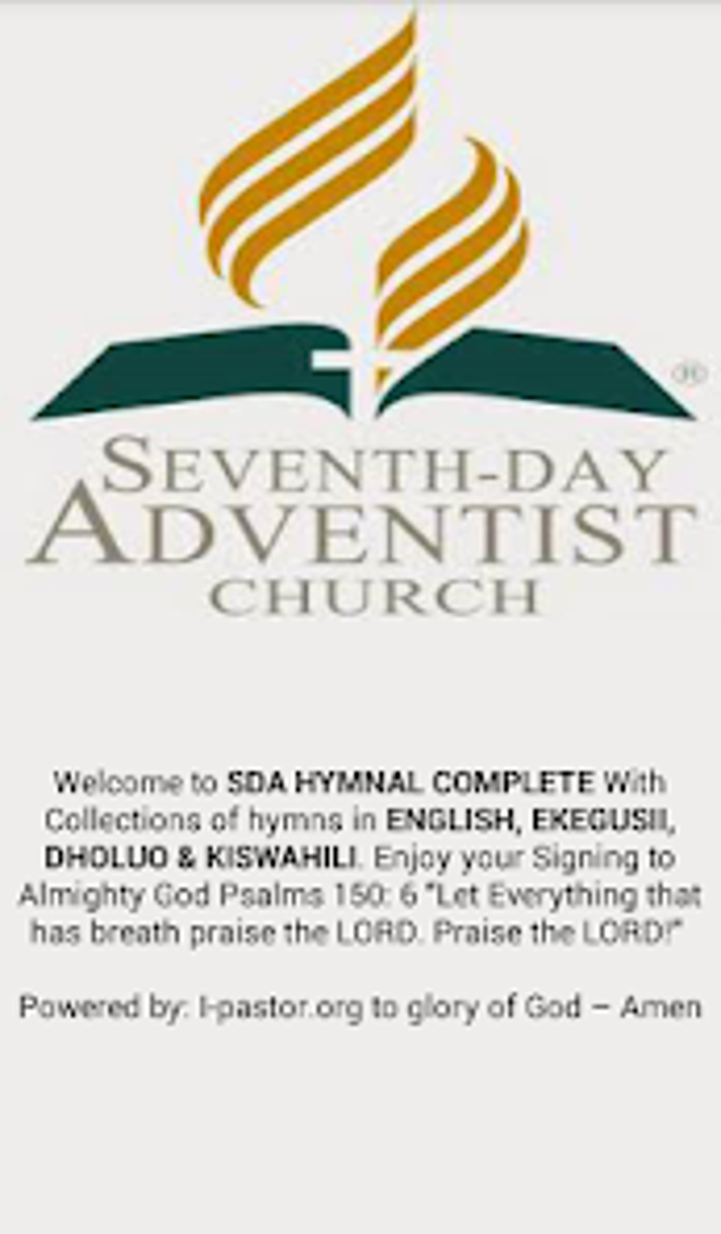 SDA HYMNAL COMPLETE لنظام Android - تنزيل