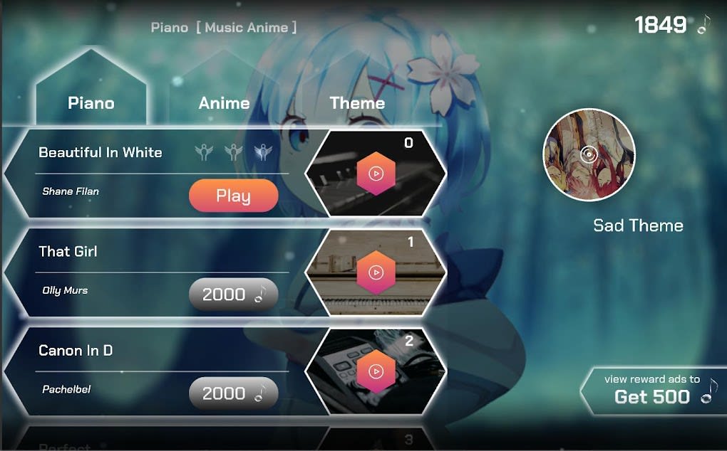 Download do APK de Piano Anime Tiles - Magic Tile para Android