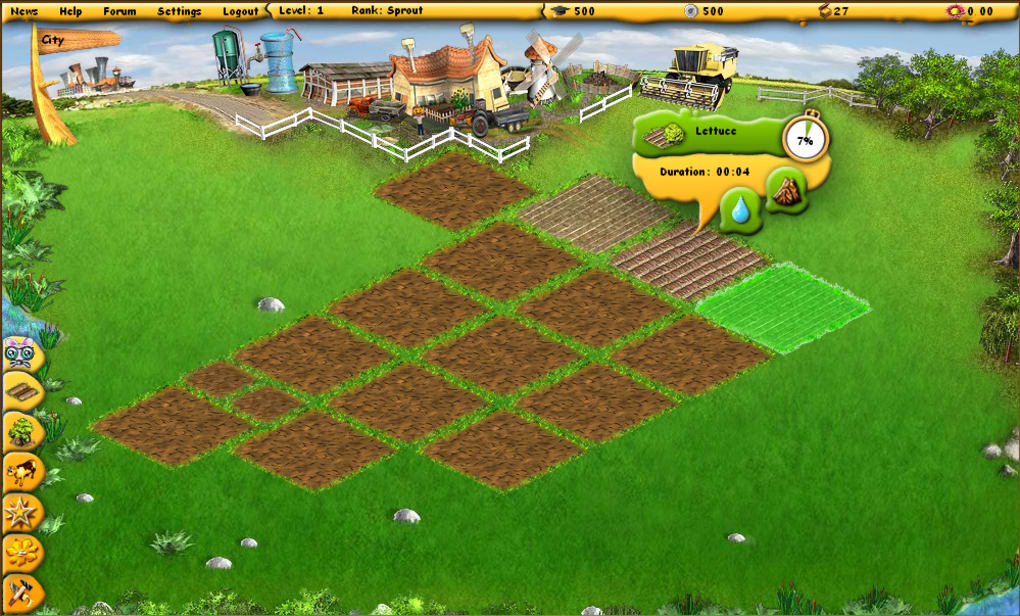 Farmerama - Online Žaidimas