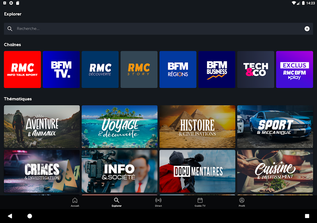 RMC BFM Play TV Live Replay APK Para Android - Download